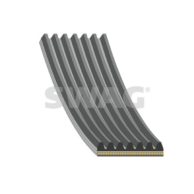 SWAG 33 10 8318 Ιμάντας poly-V for HONDA